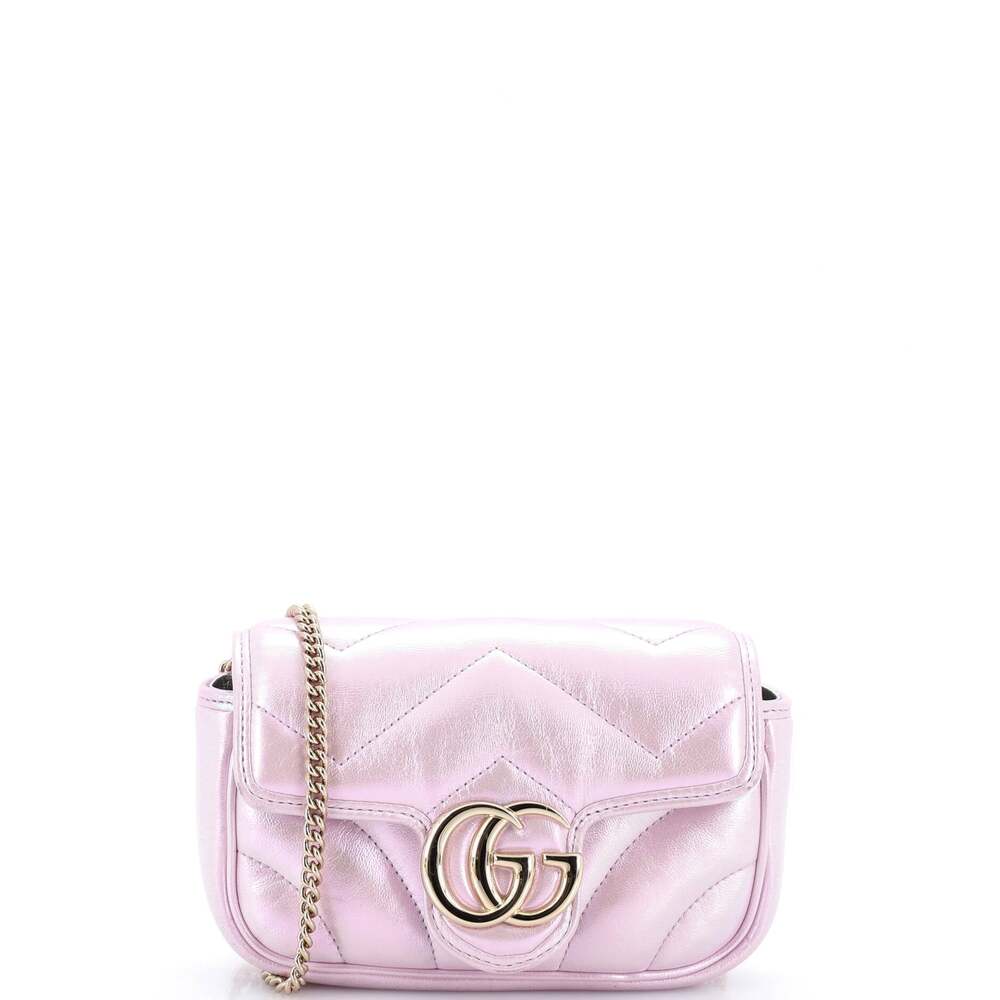 Gucci Gg Marmont Flap Bag Chevron #254821G12B